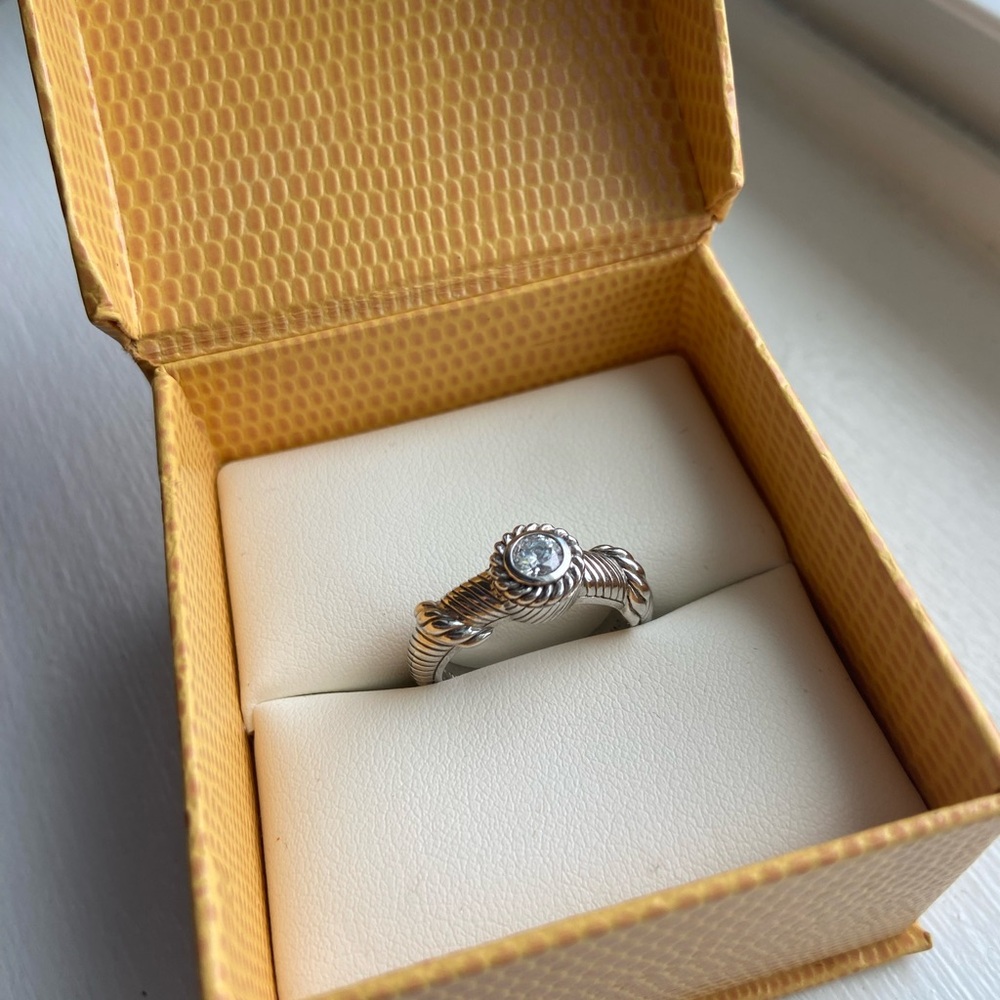 Judith Ripka Silver Size 6 Ring